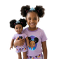 Daydreamer Girls Purple Pajama Set