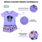 Daydreamer Girls Purple Pajama Set